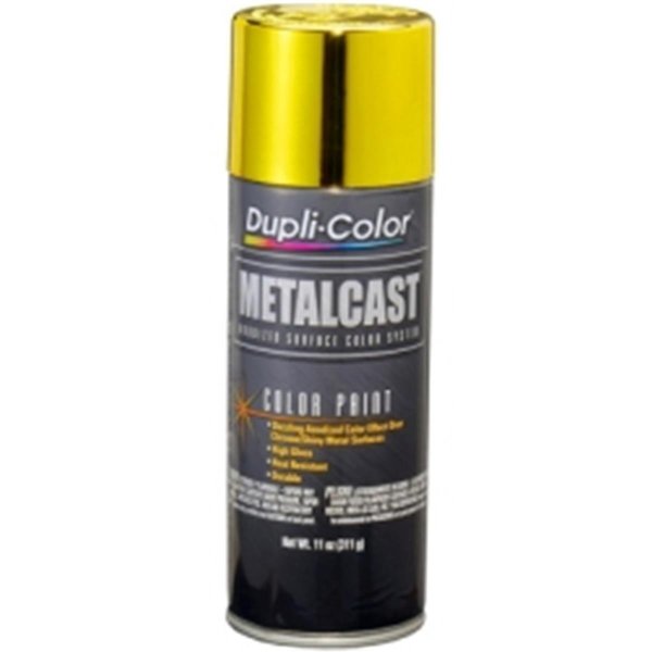 Duplicolor Duplicolor MC202 11 oz Aerosol Metal Cast Anodized Color Paint; Yellow DUPMC202